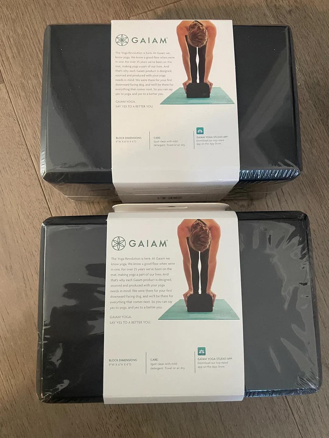 NEW! TWO Gaiam Yoga Blocks image indicator(2)