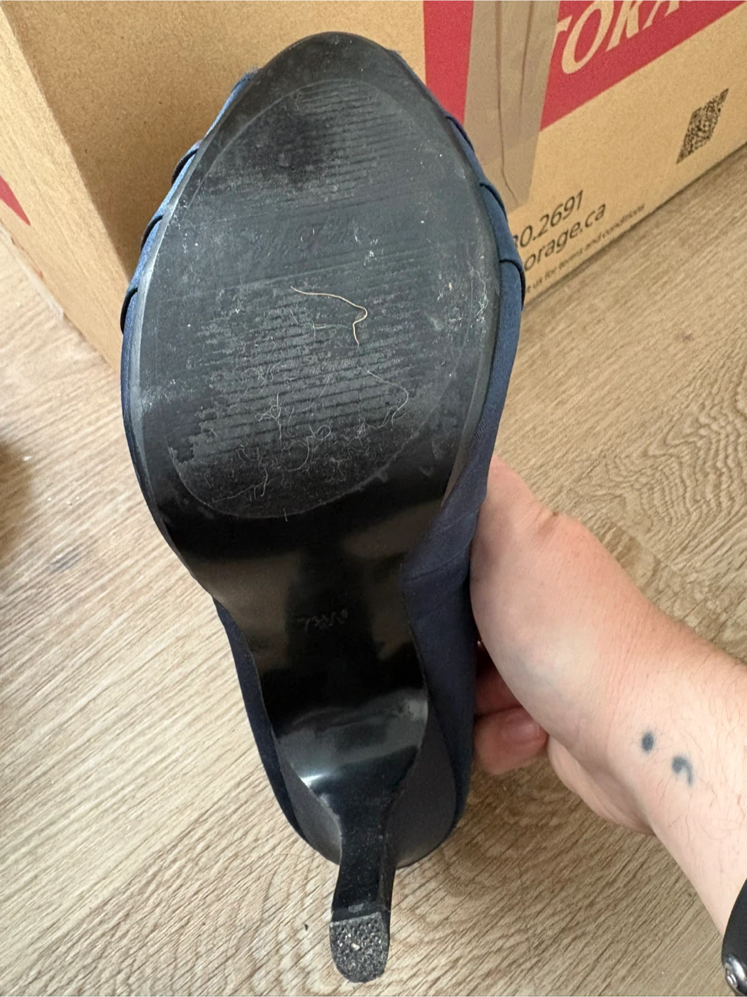 Blue heels 7.5W - photo 3
