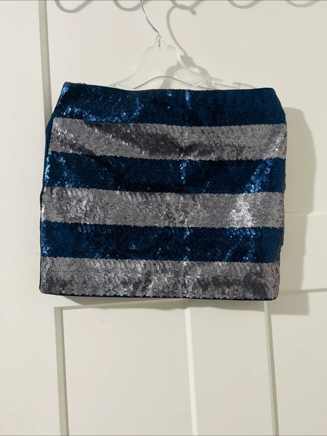 Joe Fresh Navy Blue Sequin Skirt