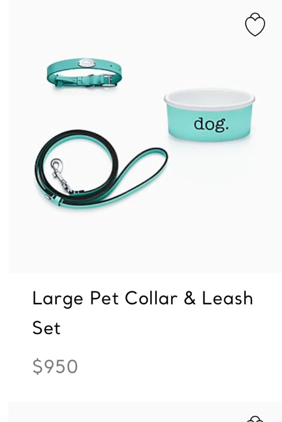 Tiffany & Co. Pet Collar Turquoise image indicator(6)
