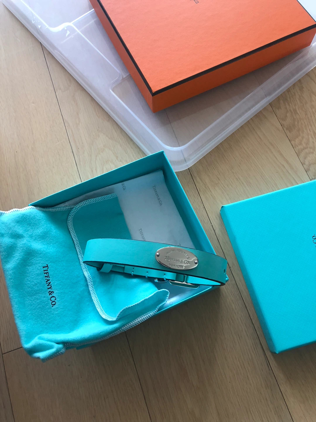 New   Tiffany & Co. Pet Collar Turquoise - photo 2