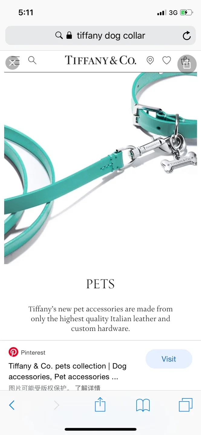 Tiffany & Co. Pet Collar Turquoise image indicator(7)