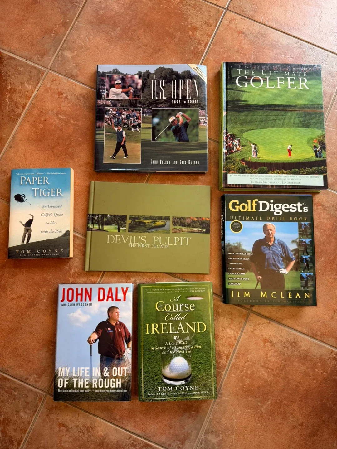$5 for All 7 - Collection of Golf Books