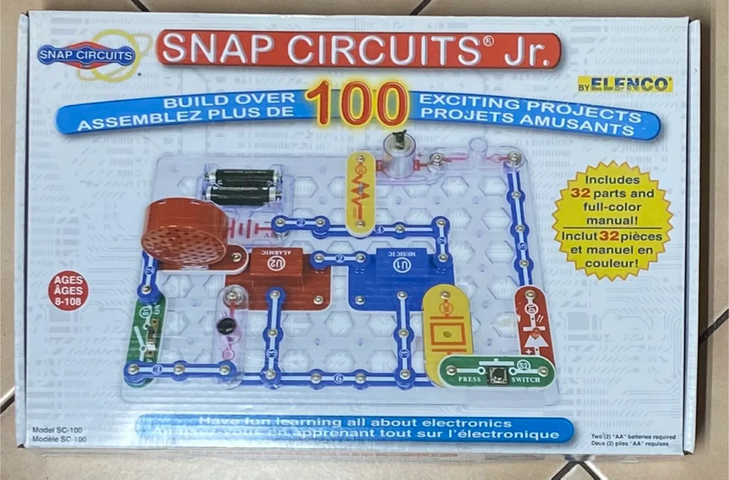 New Snap Circuits Jr. SC-100 by Elenco
