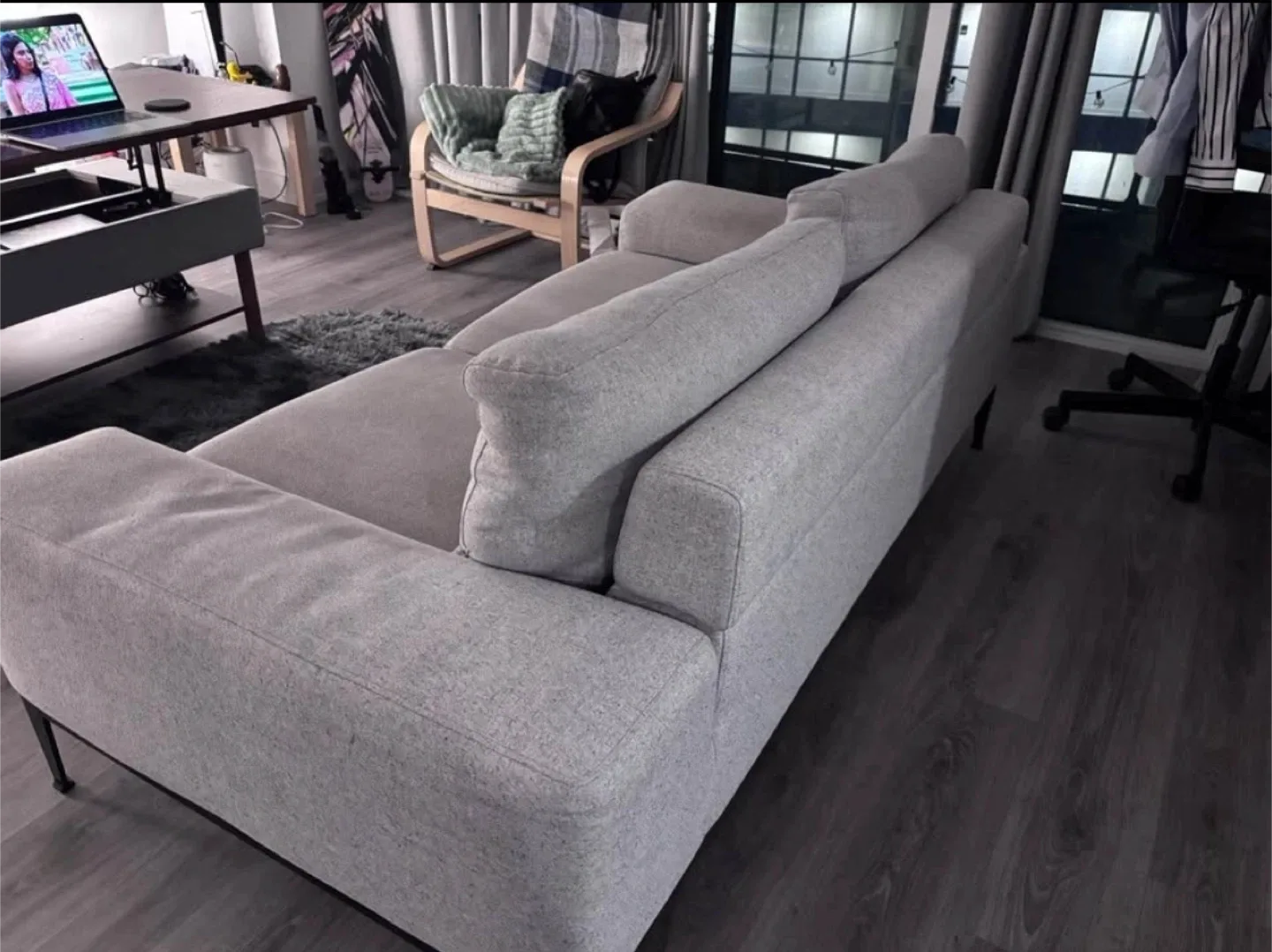 Structube Preston 3 seater loveseat couch (DELIVERY AVAILABLE) image indicator(10)