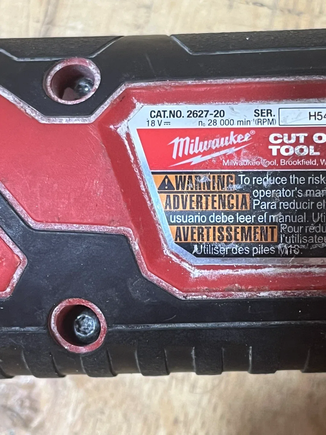Milwaukee 2627-20 Cut Out Tool image indicator(4)