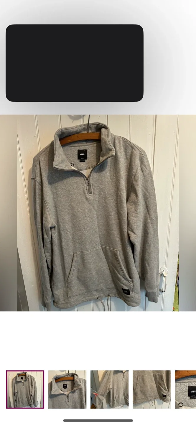 Vans Quarter Zip Pullover - Medium