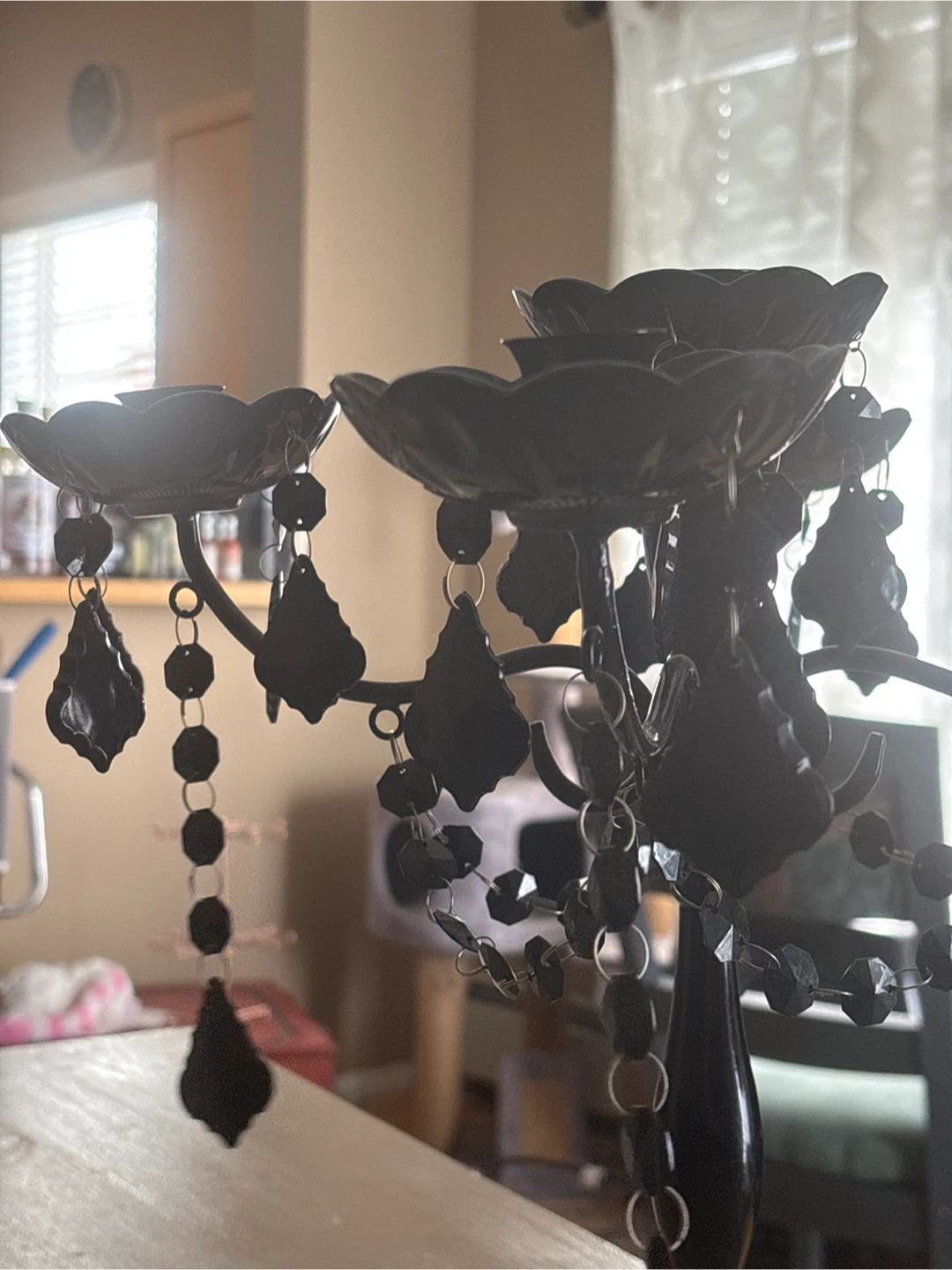 Black Metal Candelabra - photo 2