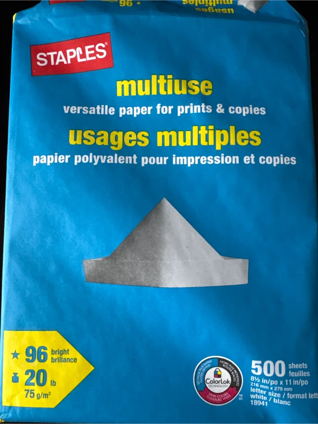 Staples Multipurpose Paper - 500 Sheets