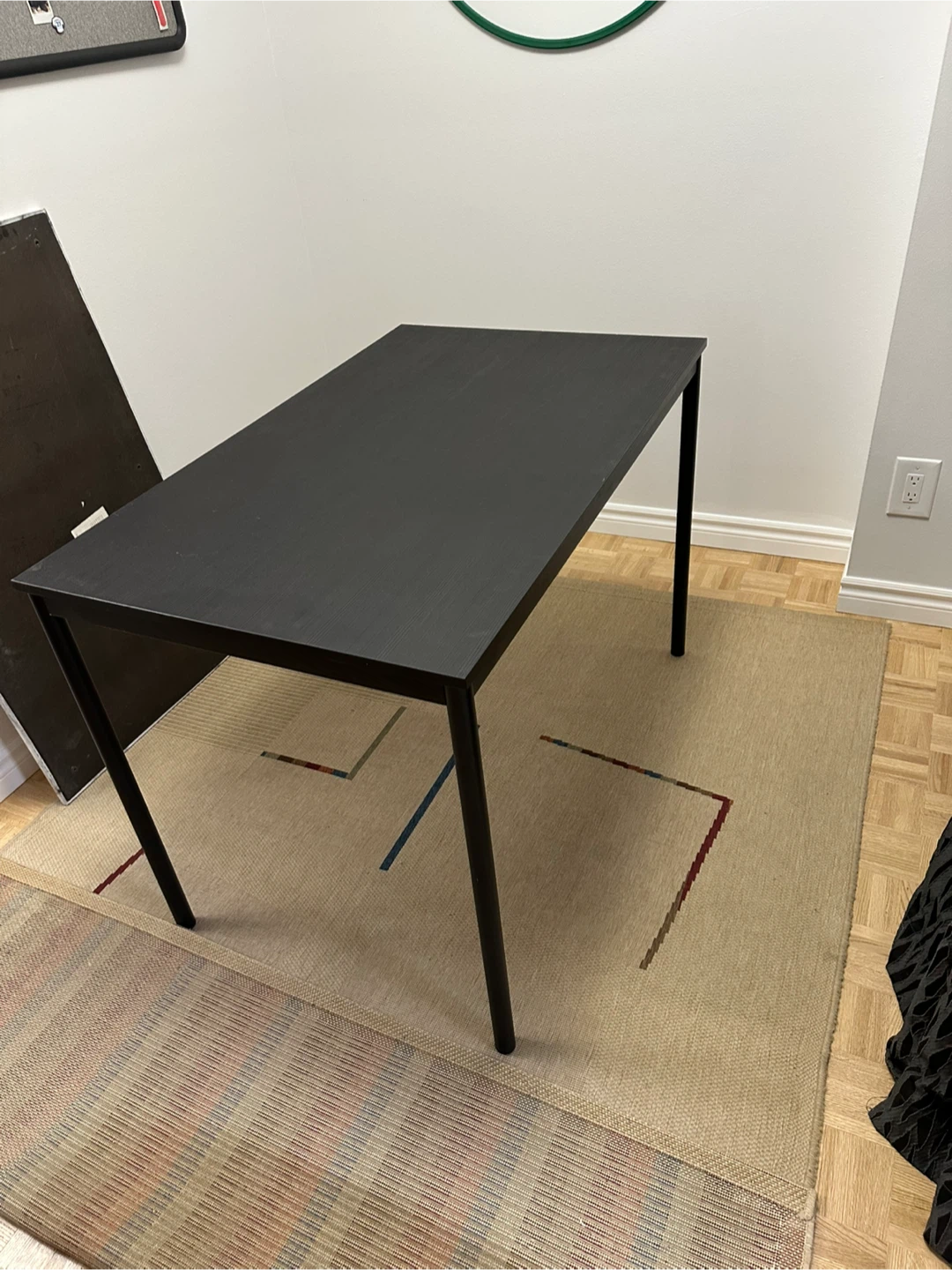 IKEA Black Dining Table - photo 2