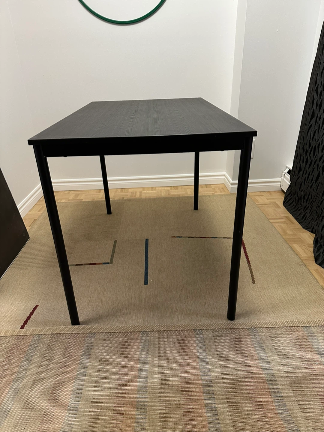 IKEA Black Dining Table - photo 3