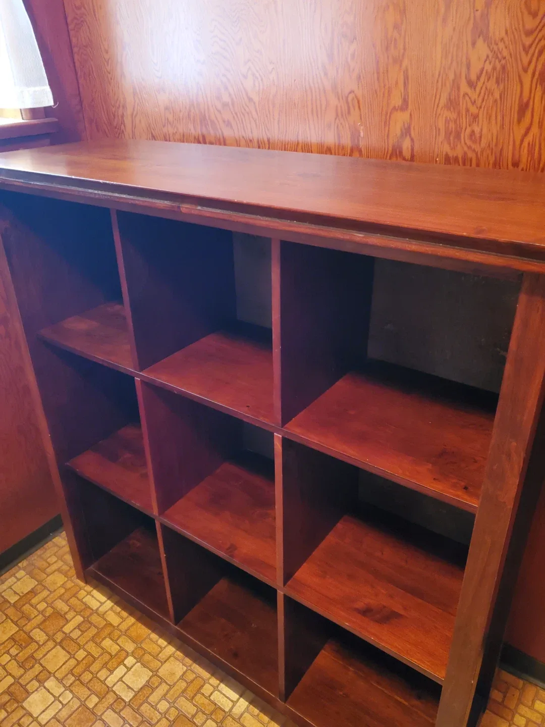 Wooden Bookshelf with Cubbies image indicator(2)