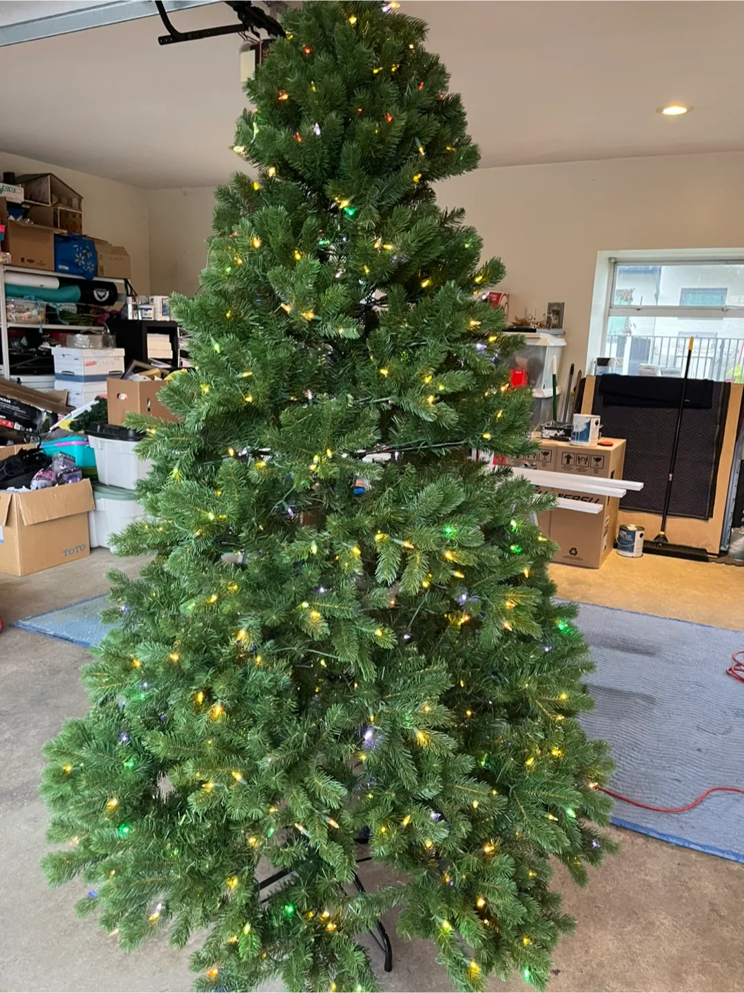 Artificial Christmas Tree with Lights