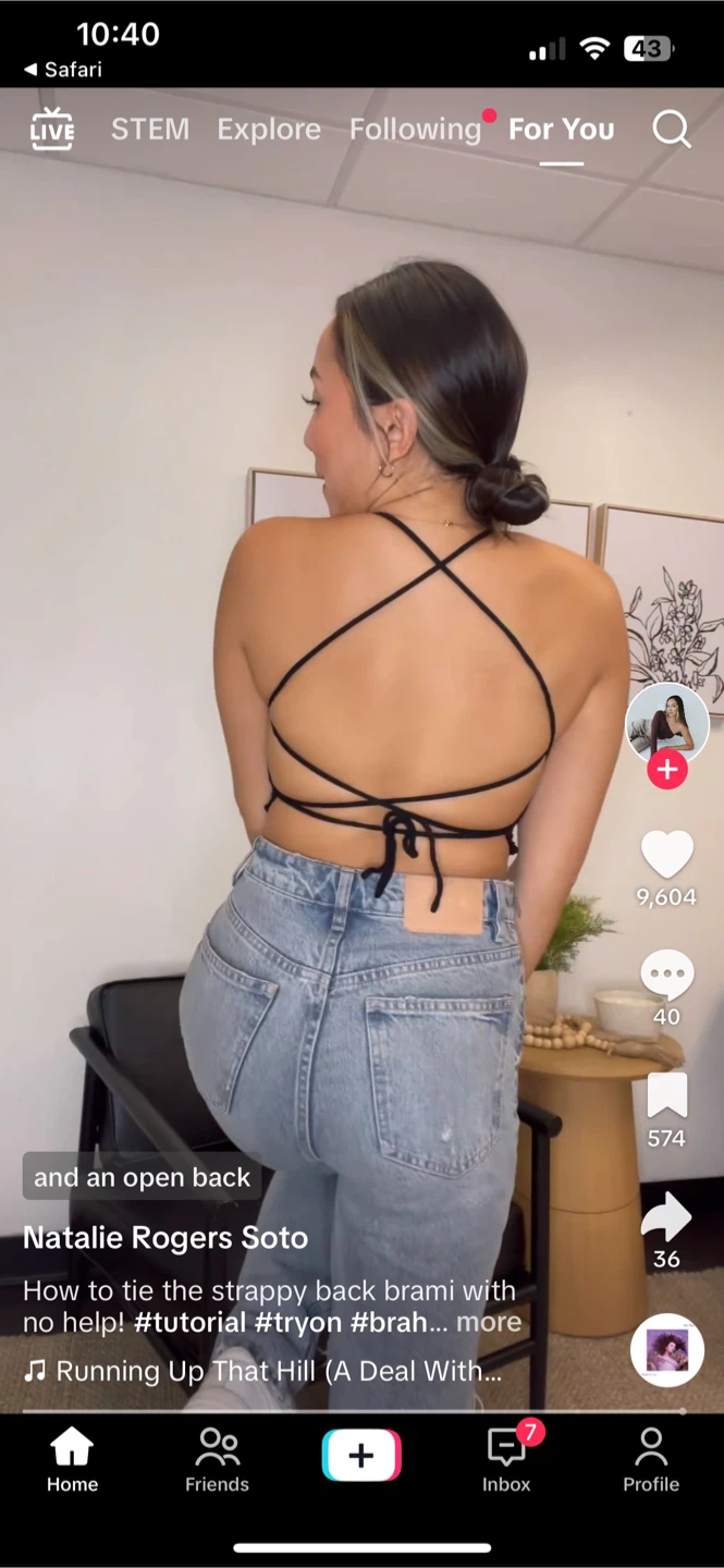 Strappy Back Brami Crop Top - photo 4