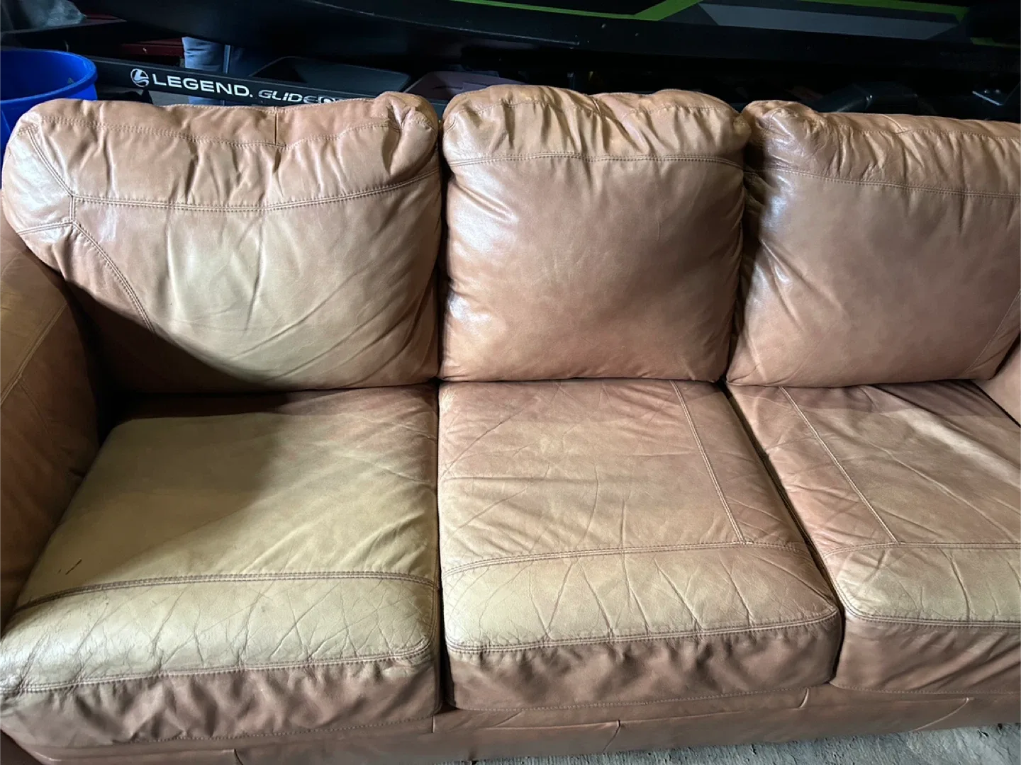 All Leather Sofa