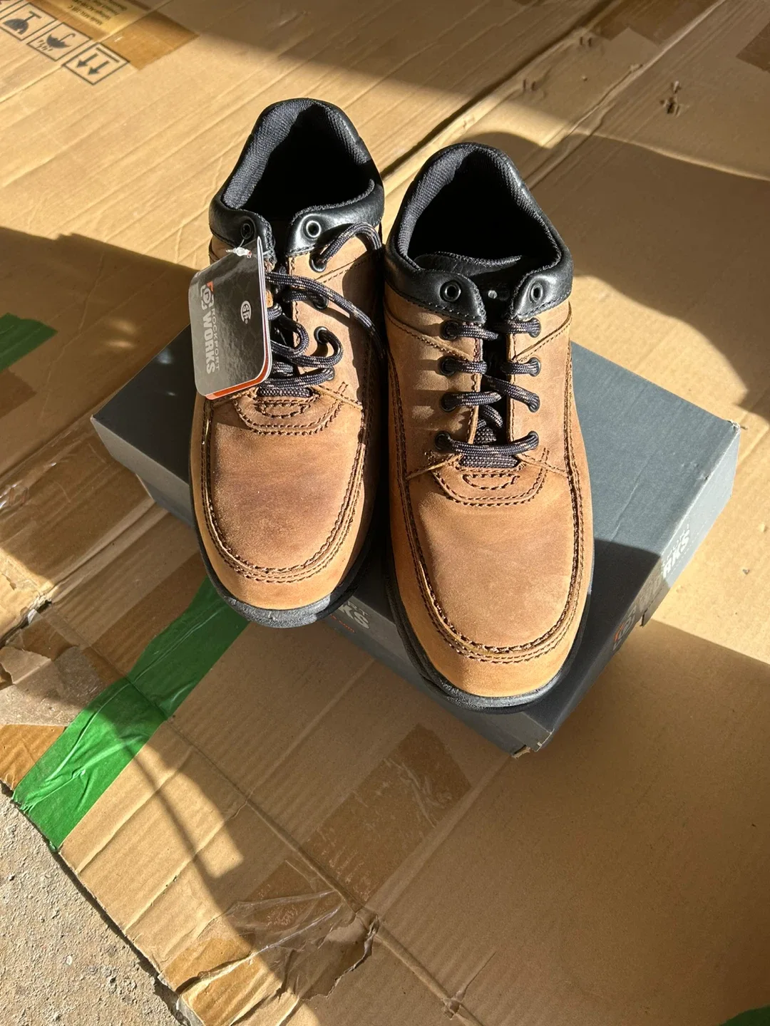 New work shoes size 8.5L image indicator(5)