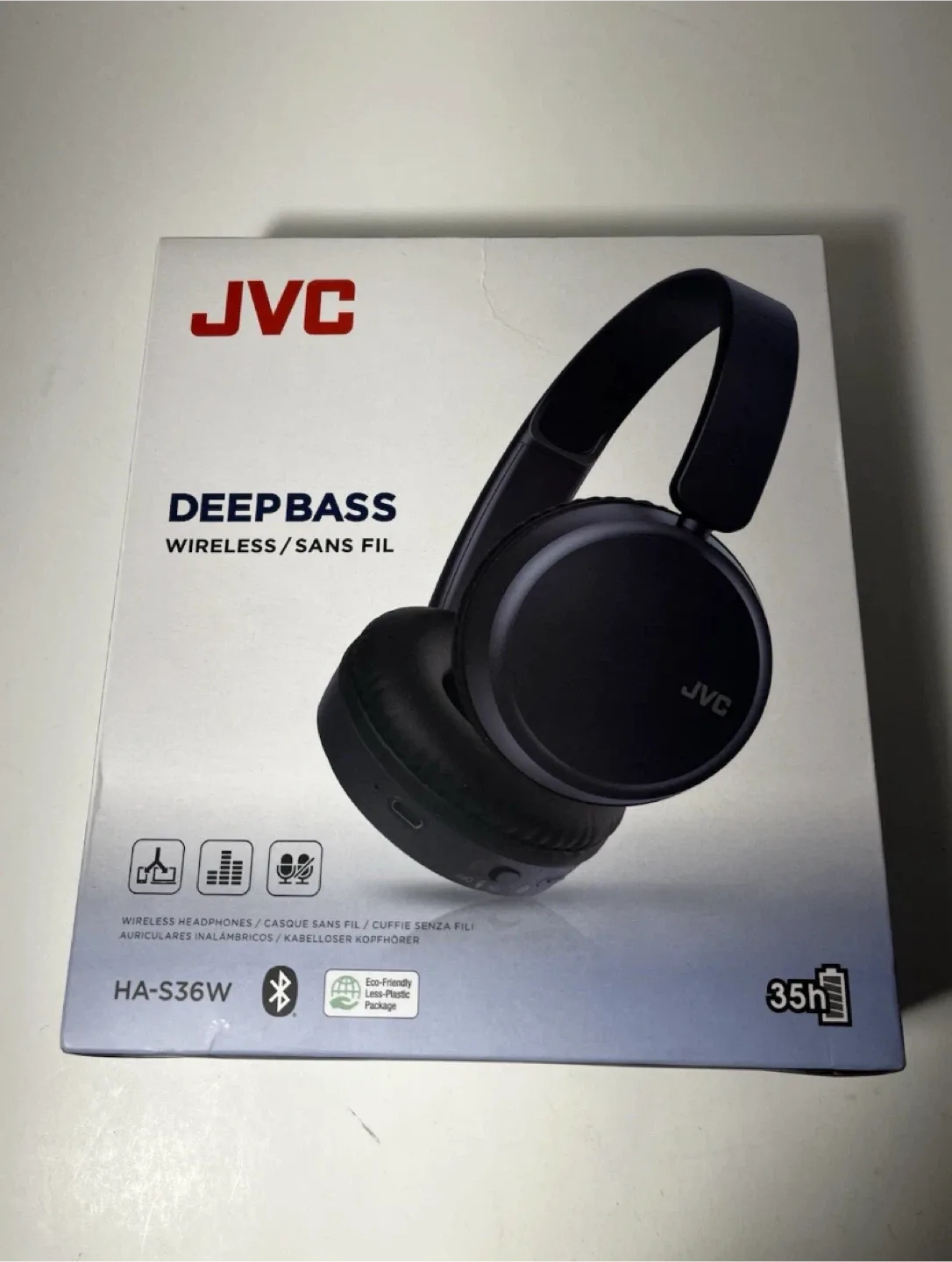 JVC HA-S36W Wireless Headphones - Deep Bass image indicator(3)