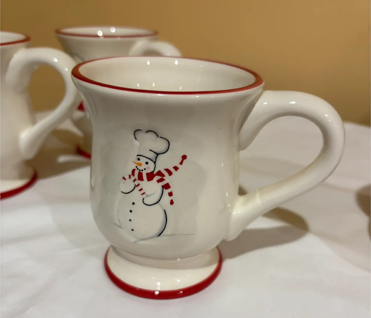 Christmas Snowman Mugs (Set of 4) image indicator(3)