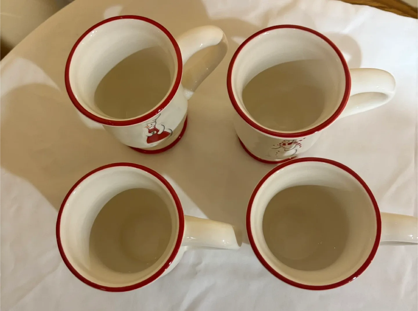 Christmas Snowman Mugs (Set of 4) image indicator(2)