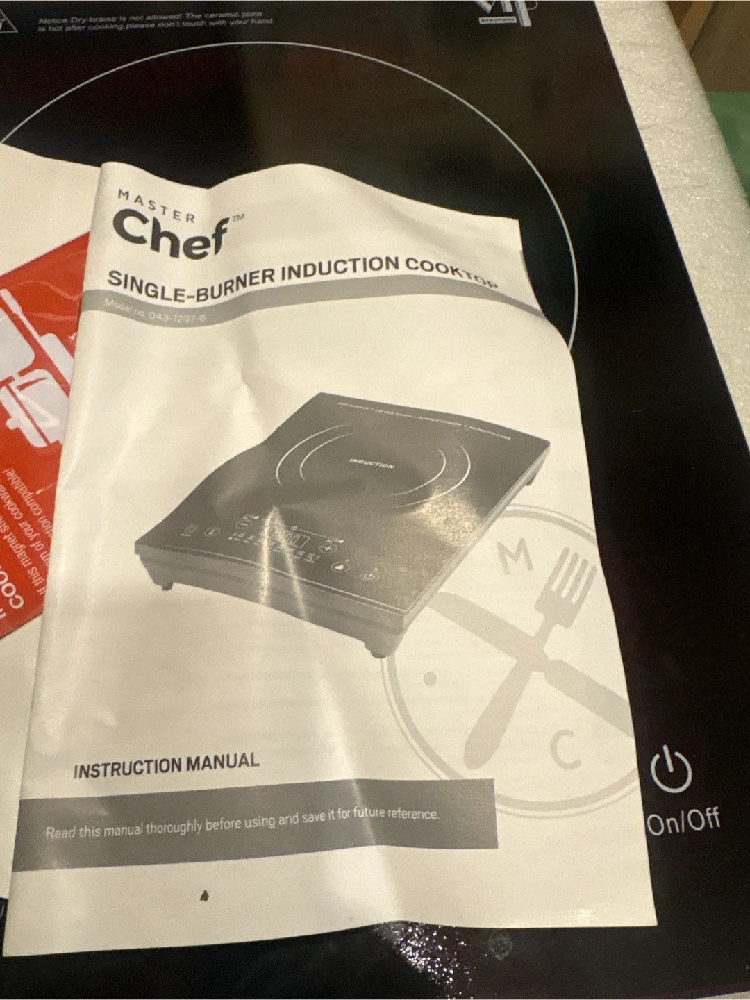 Master Chef Single-Burner Induction Cooktop - Like New! - photo 2