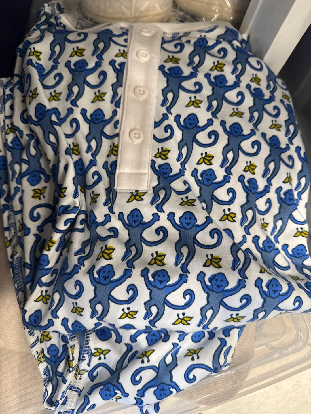 Monkey Print Pajamas