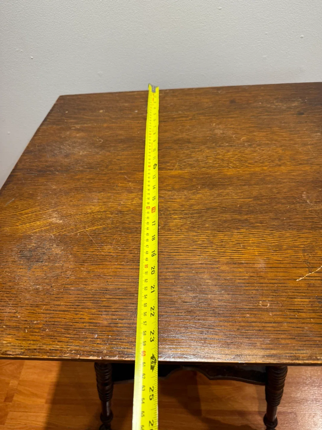 Antique side Table with Claw Feet image indicator(8)