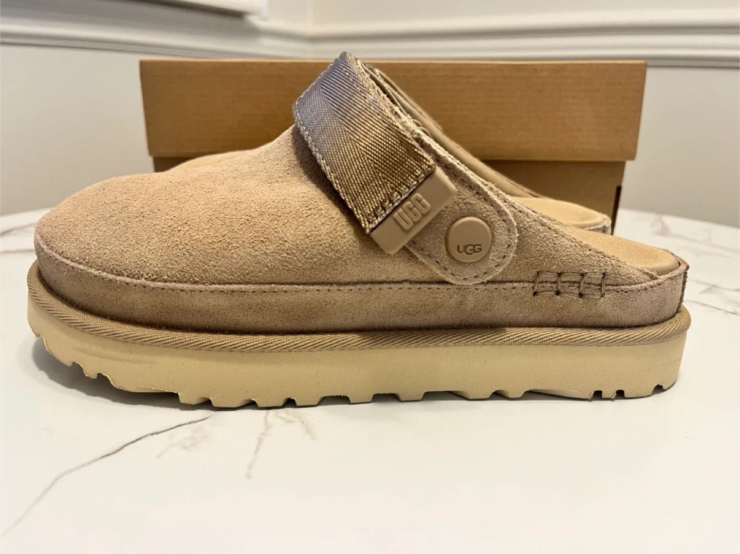 Brand New UGG Tasman LTA Clog, Sand, Size 6.5 image indicator(3)