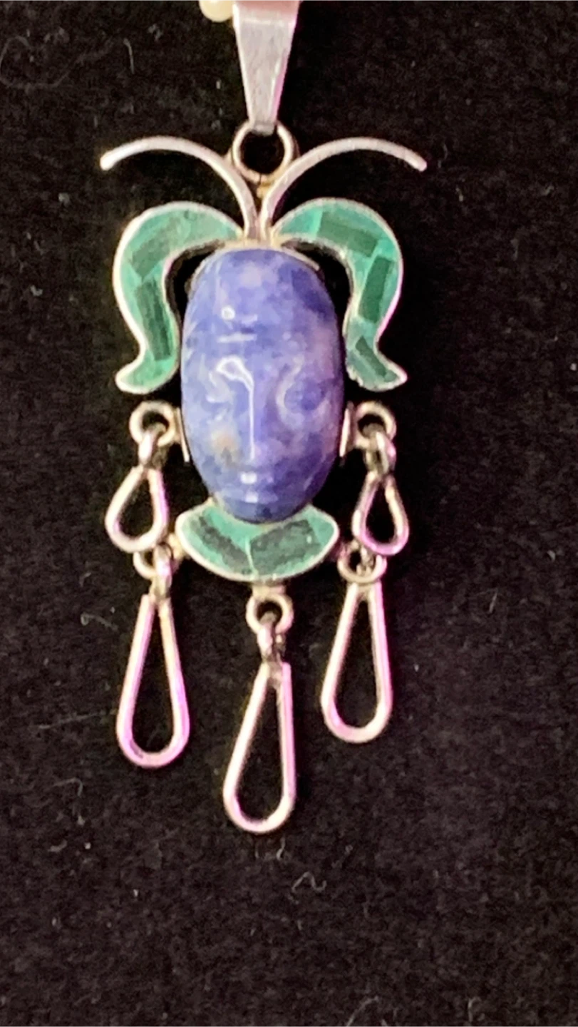 Vintage.925 Warrior Pendant (signed) - photo 3