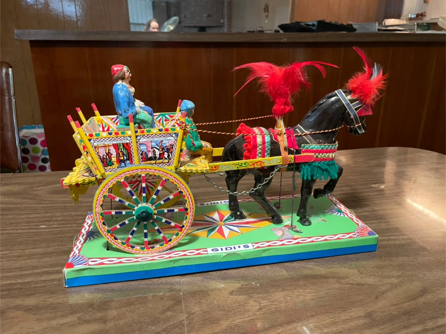 Vintage Gidi's Sicilian Cart Figurine image indicator(5)