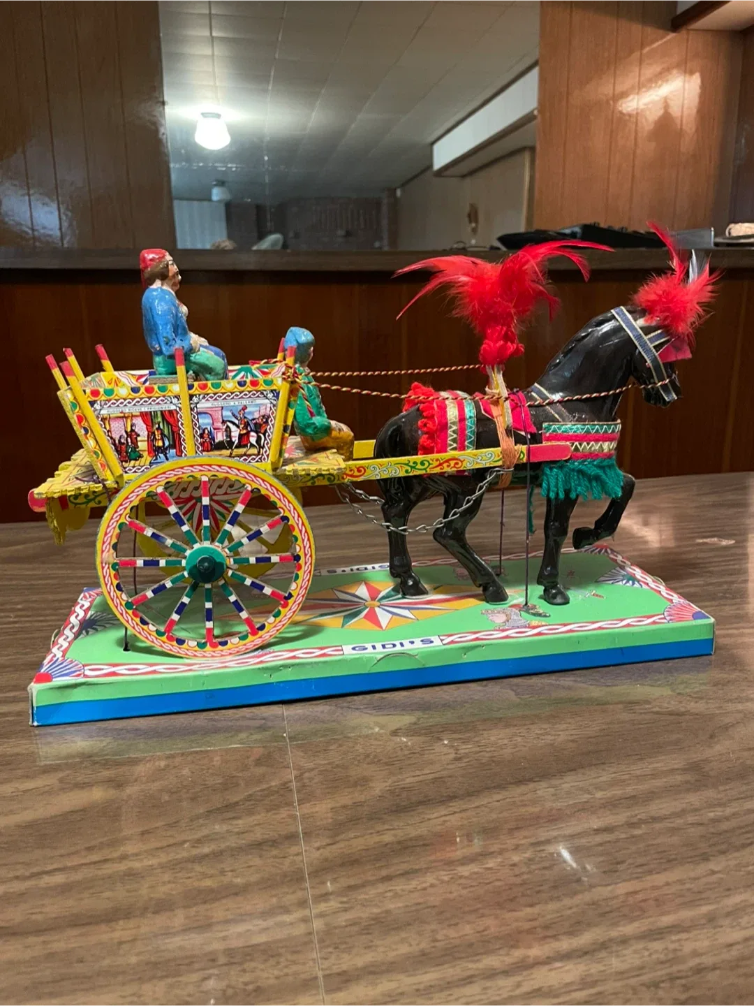 Vintage Gidi's Sicilian Cart Figurine image indicator(4)