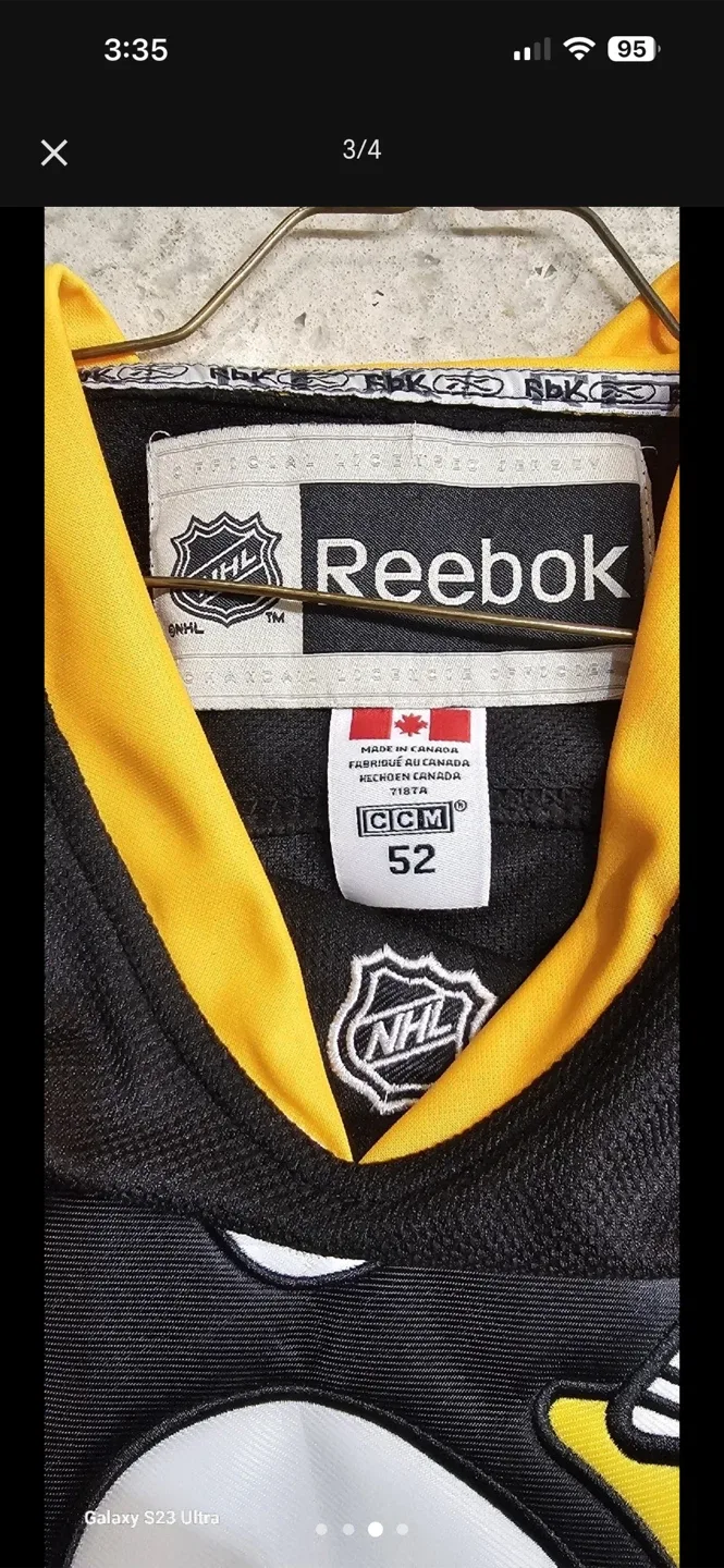 Reebok Pittsburgh Penguins Kessel #81 Jersey - Size 52 image indicator(2)