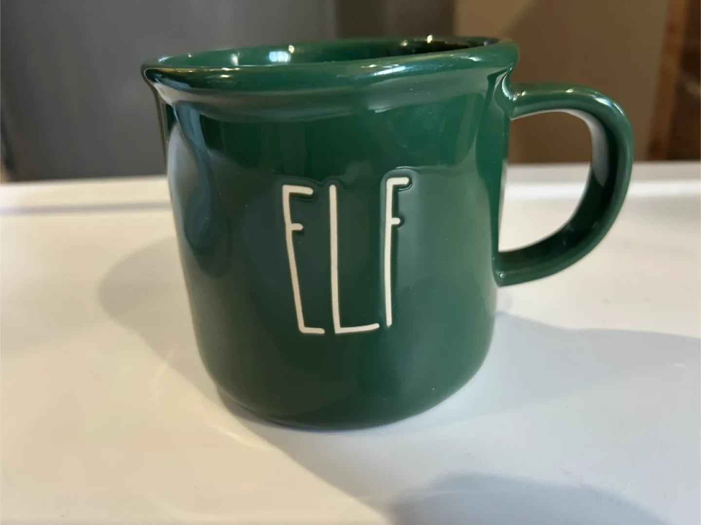 Rae Dunn Elf Mug - Green
