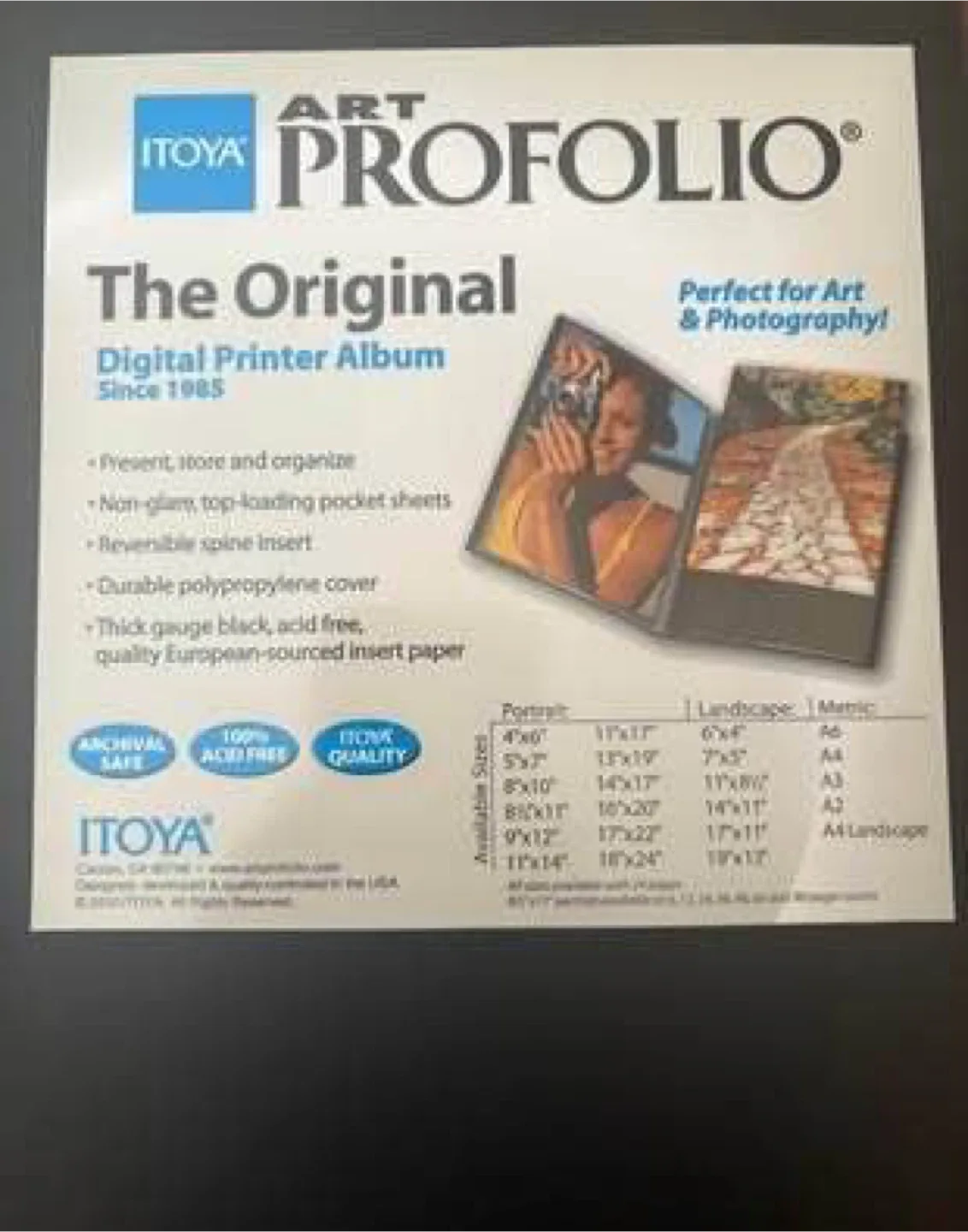 Itoya Art Profolio (like new)(9” x 12”)(FREE) image indicator(3)