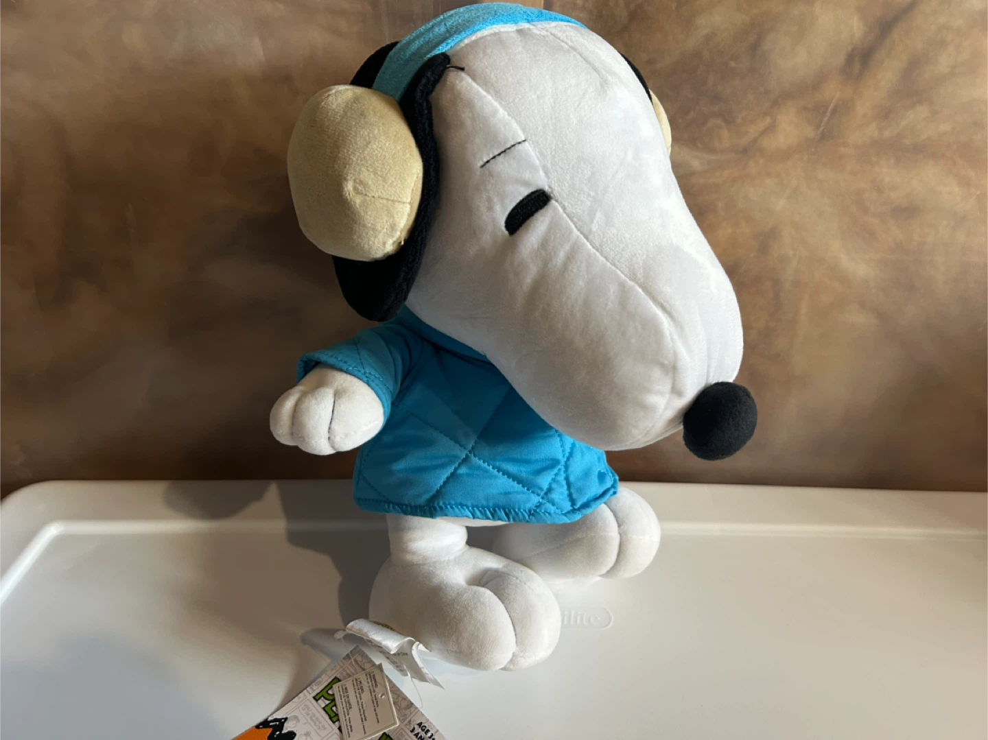 Snoopy Plush Toy with Blue Jacket - photo 2