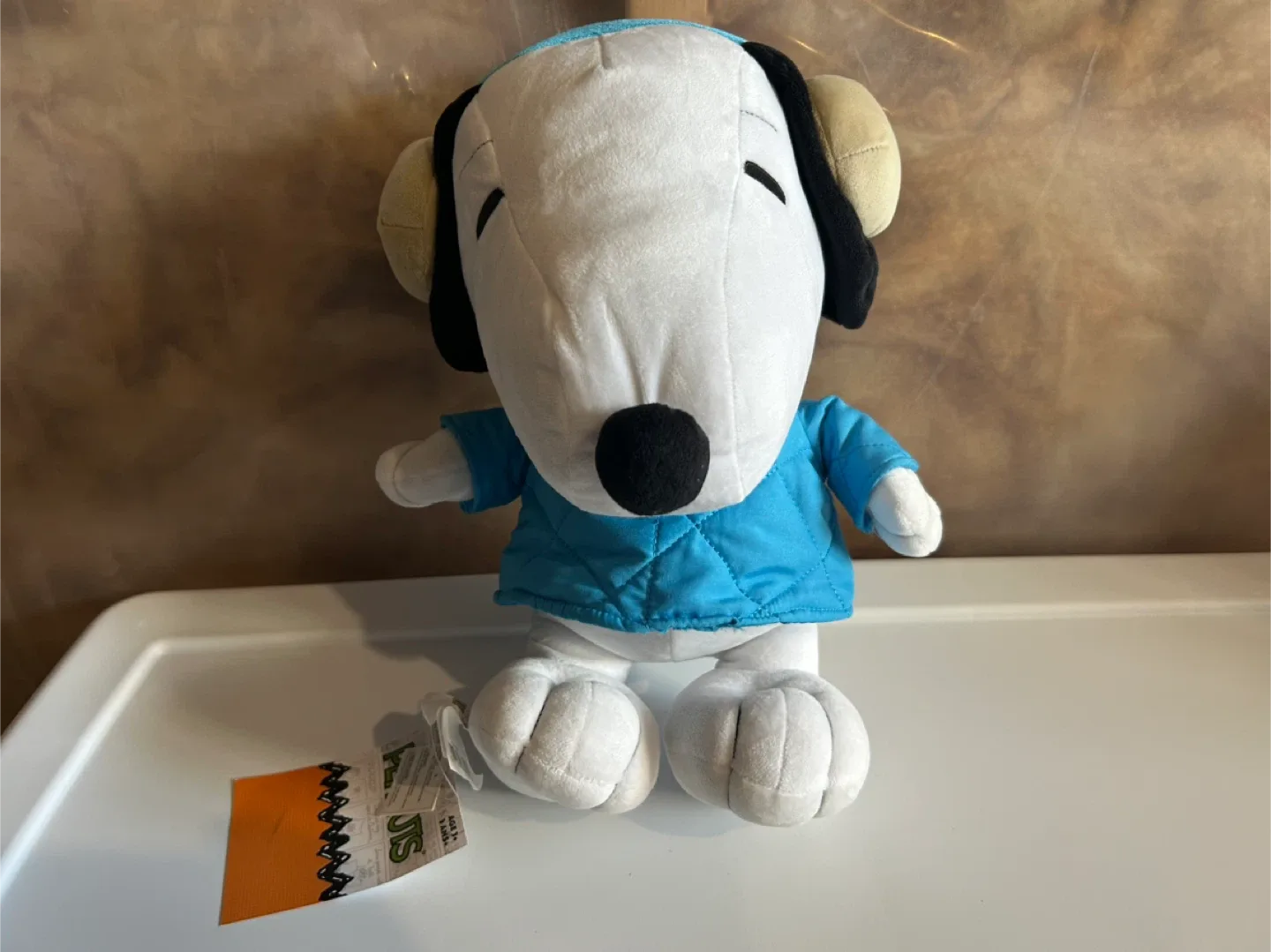 Snoopy Plush Toy with Blue Jacket