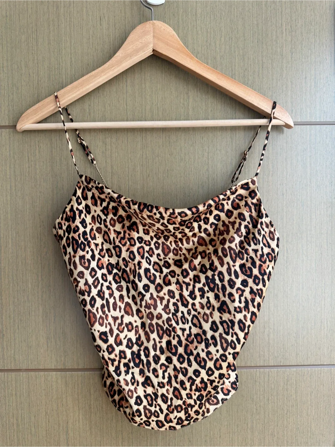 NWT Zara Leopard Print Cami Top - Size S