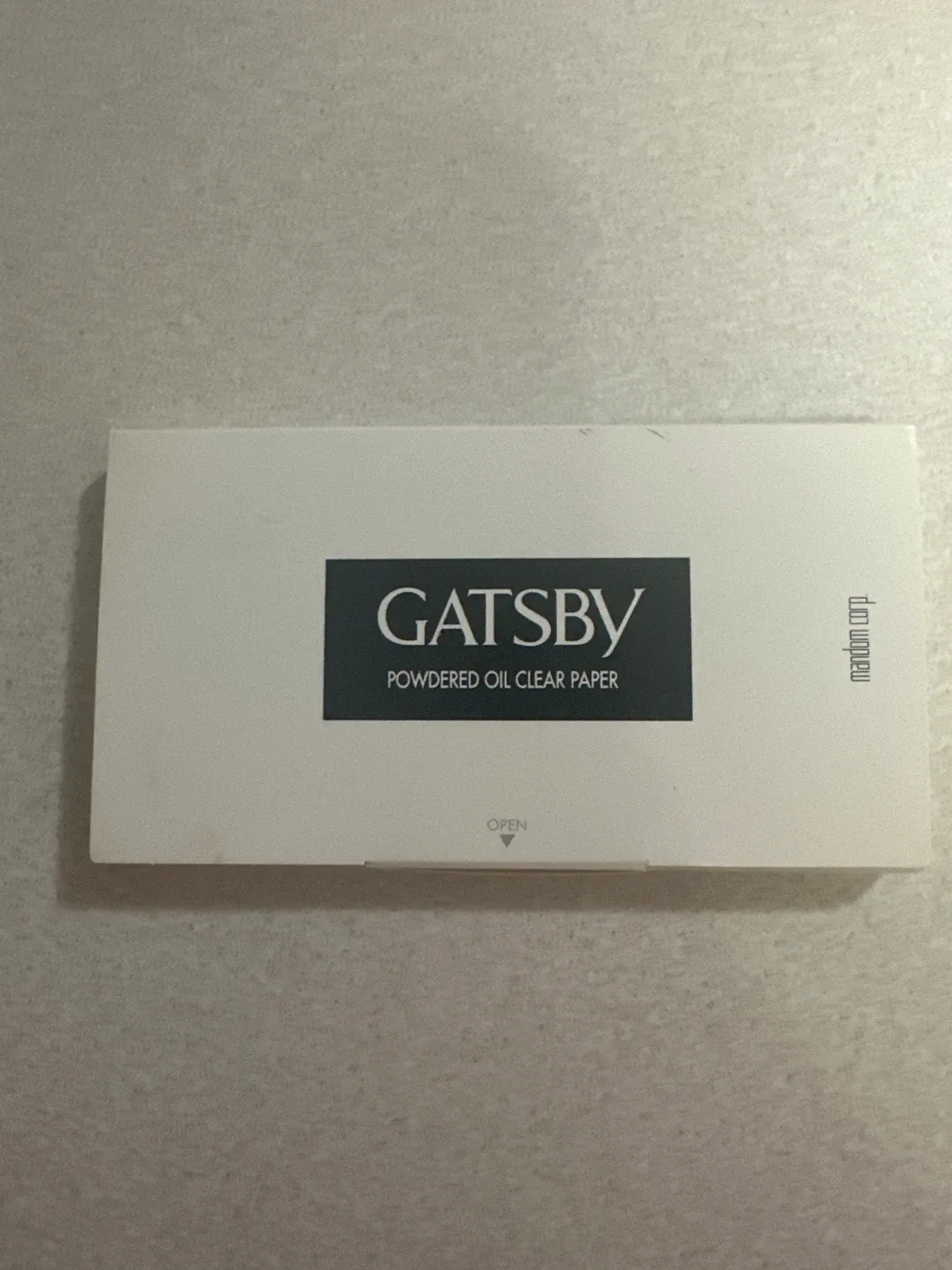 Gatsby Powdered Oil Clear Paper