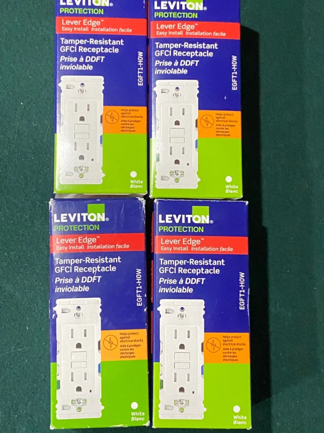 Leviton Tamper-Resistant GFCI Receptacle - White