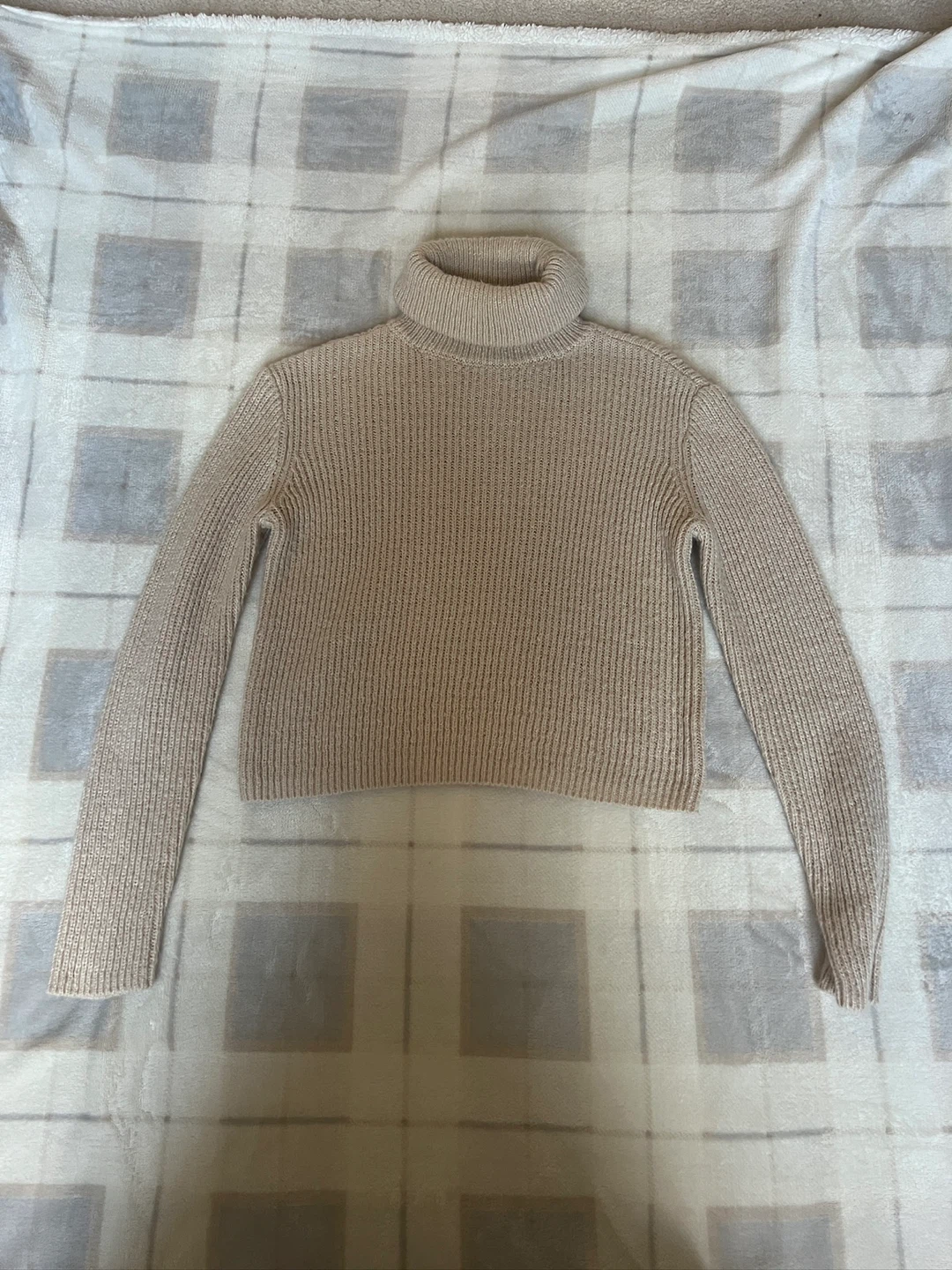 Dynamite XS Beige Turtleneck Sweater - photo 2