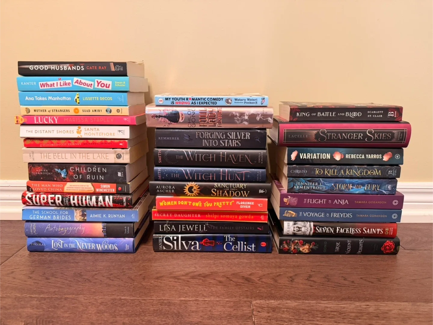 Huge Selection of Fiction Books