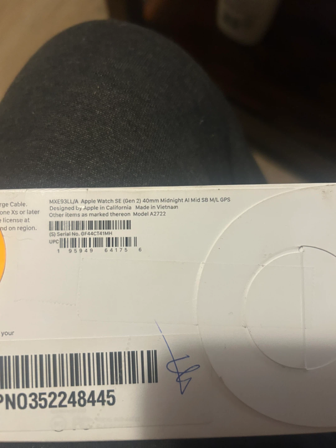 Apple Watch SE (2nd Gen) 40mm Midnight - photo 2