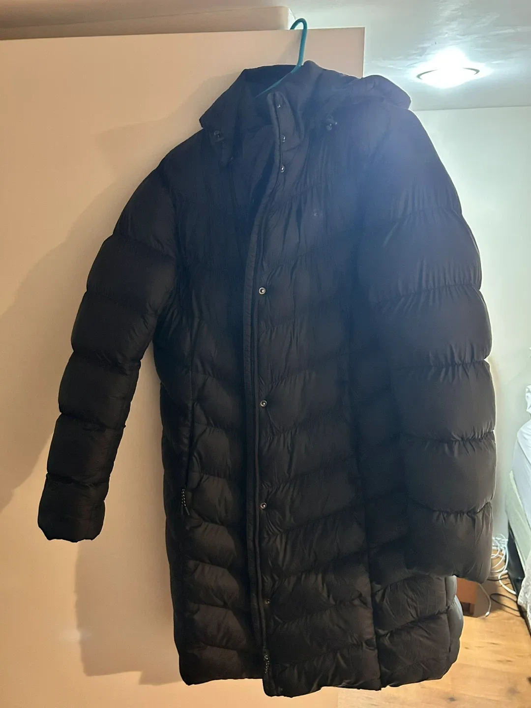Mount Warehouse Down Puffer Coat - Black image indicator(2)