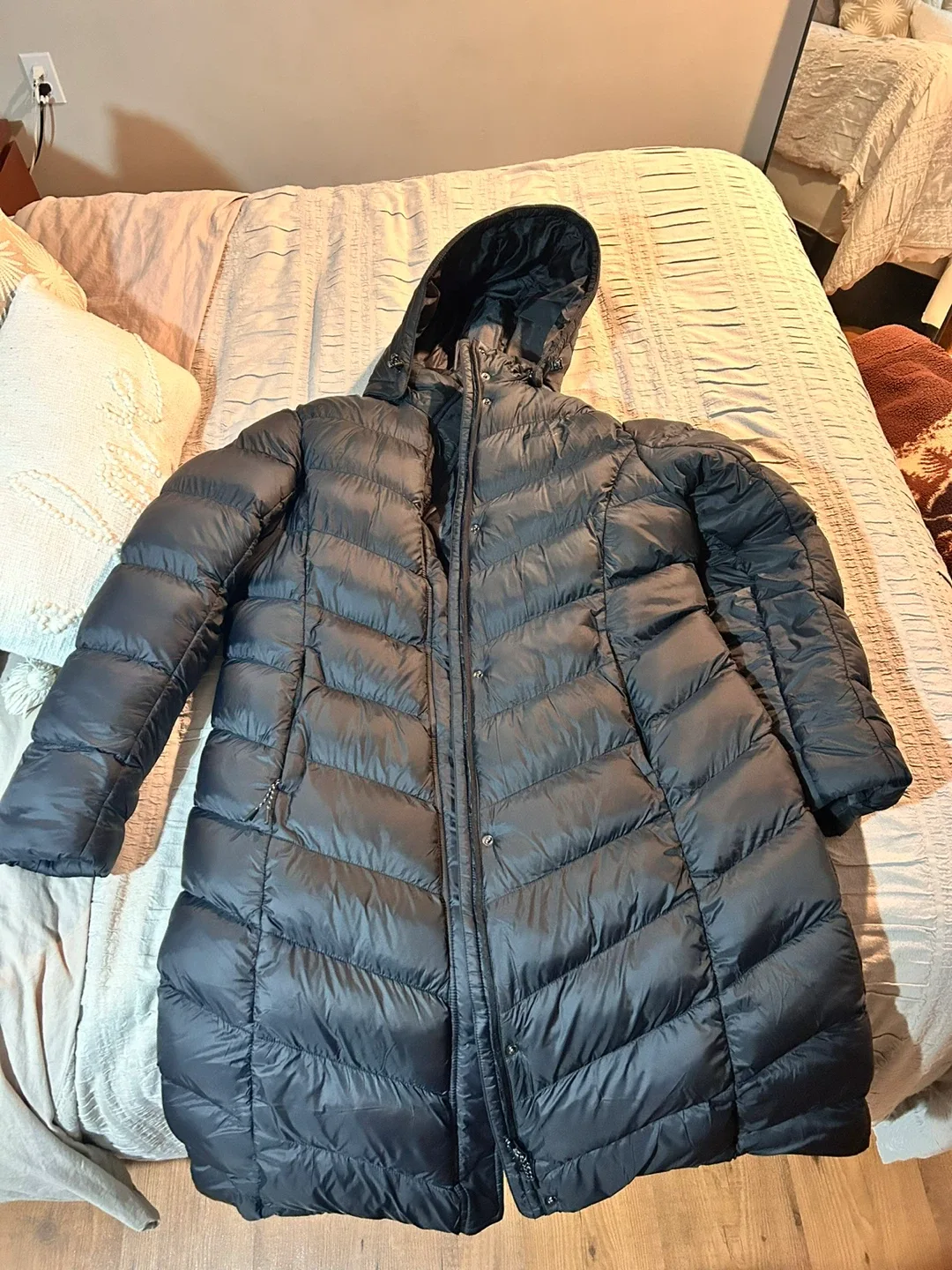 Mount Warehouse Down Puffer Coat - Black