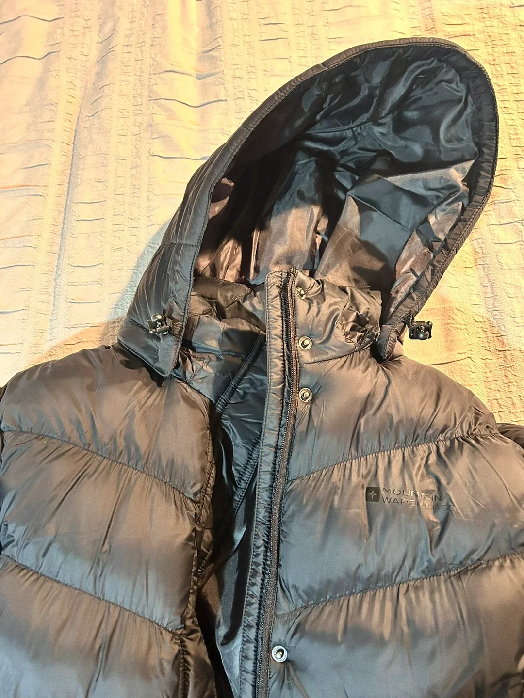 Mount Warehouse Down Puffer Coat - Black image indicator(3)