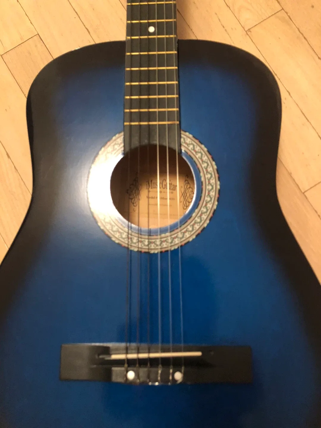 iMusicGuitar Blue Acoustic Guitar image indicator(2)