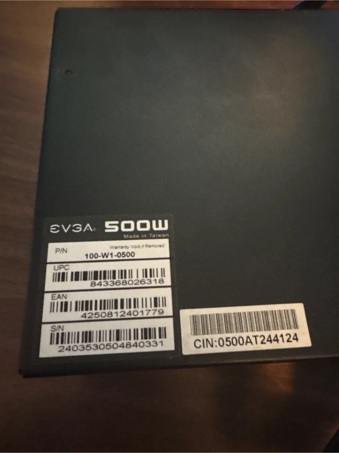 EVGA 500W 80 PLUS Standard Power Supply - New! image indicator(3)