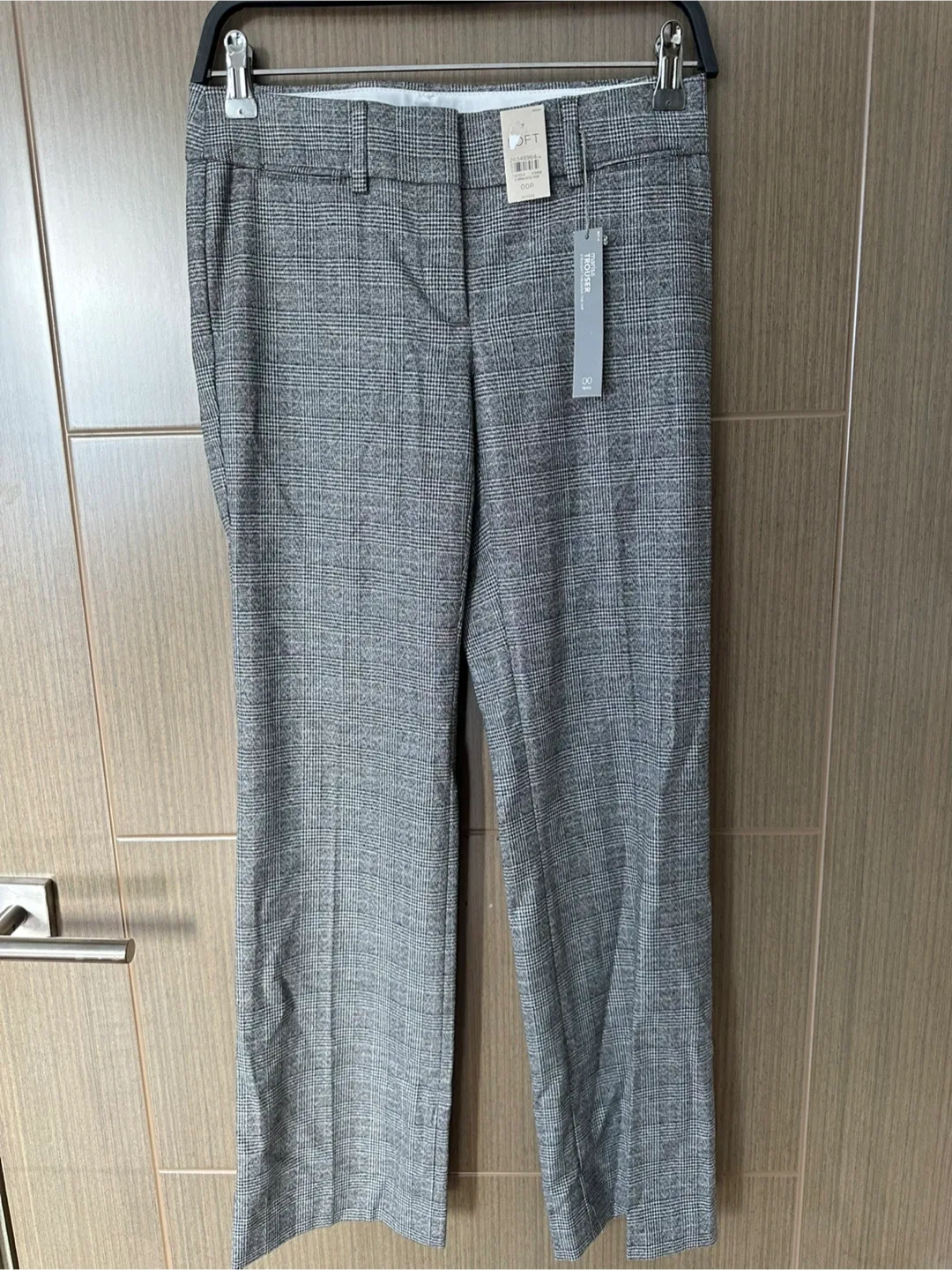 NWT LOFT Marisa Plaid Trouser - Size 00P