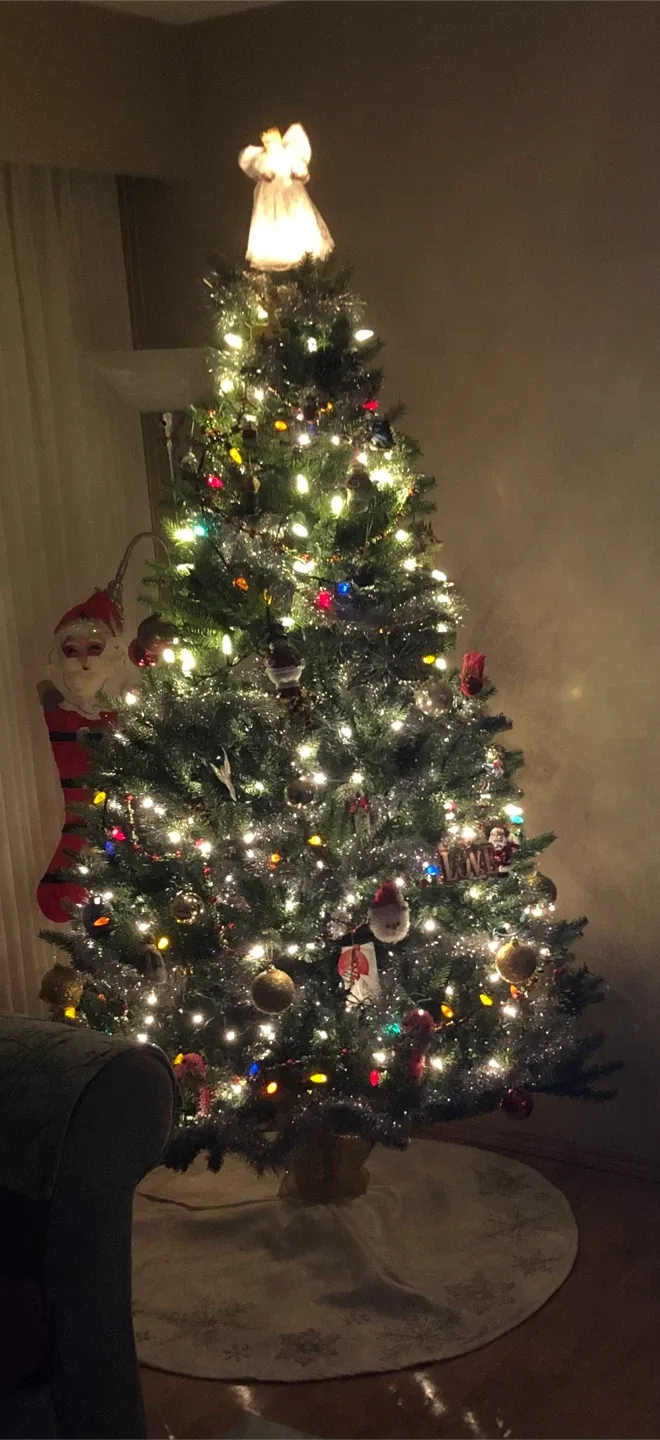 Used Christmas Tree with storage bag