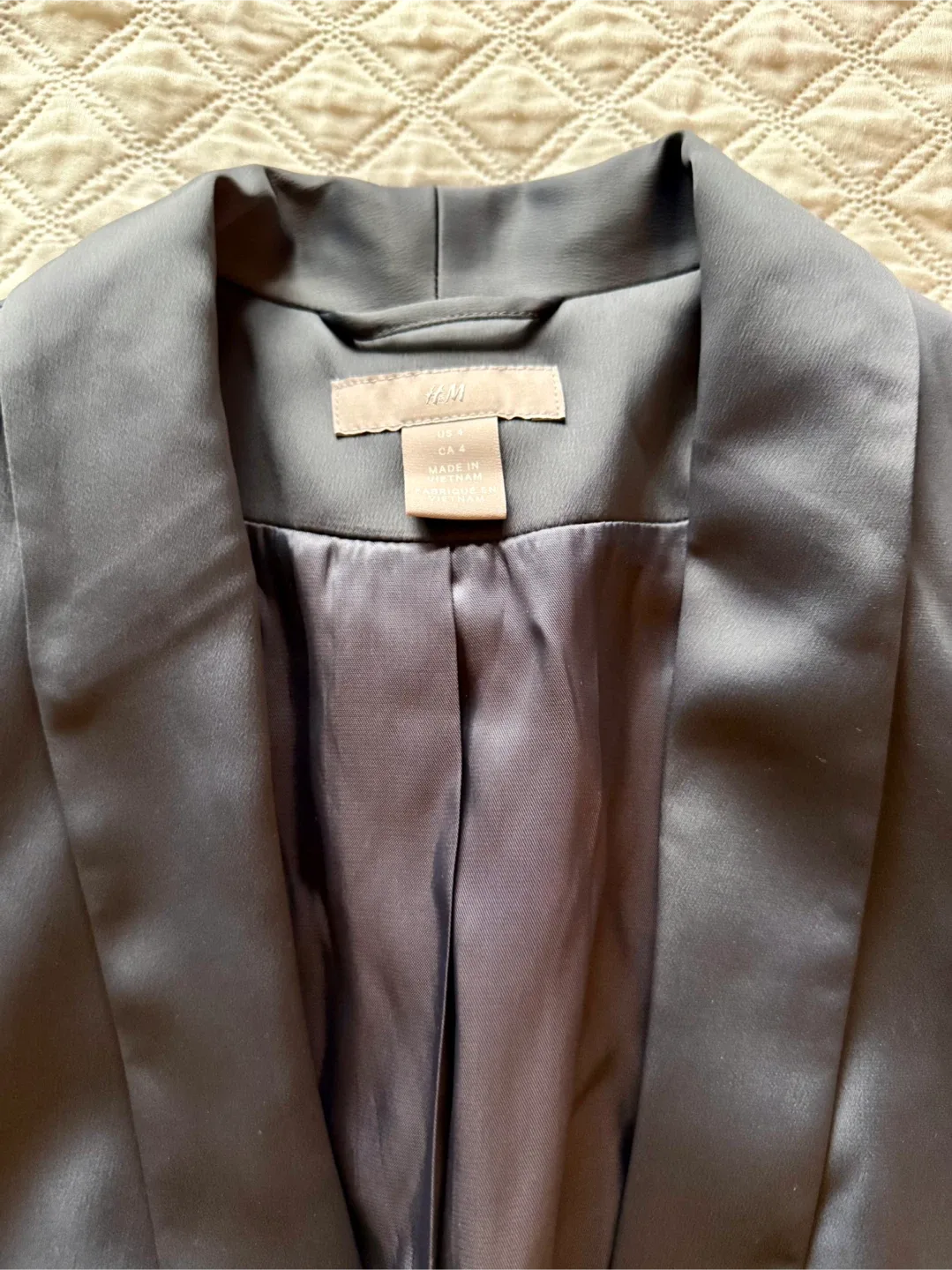 H&M Grey Blazer - Size 4 image indicator(2)