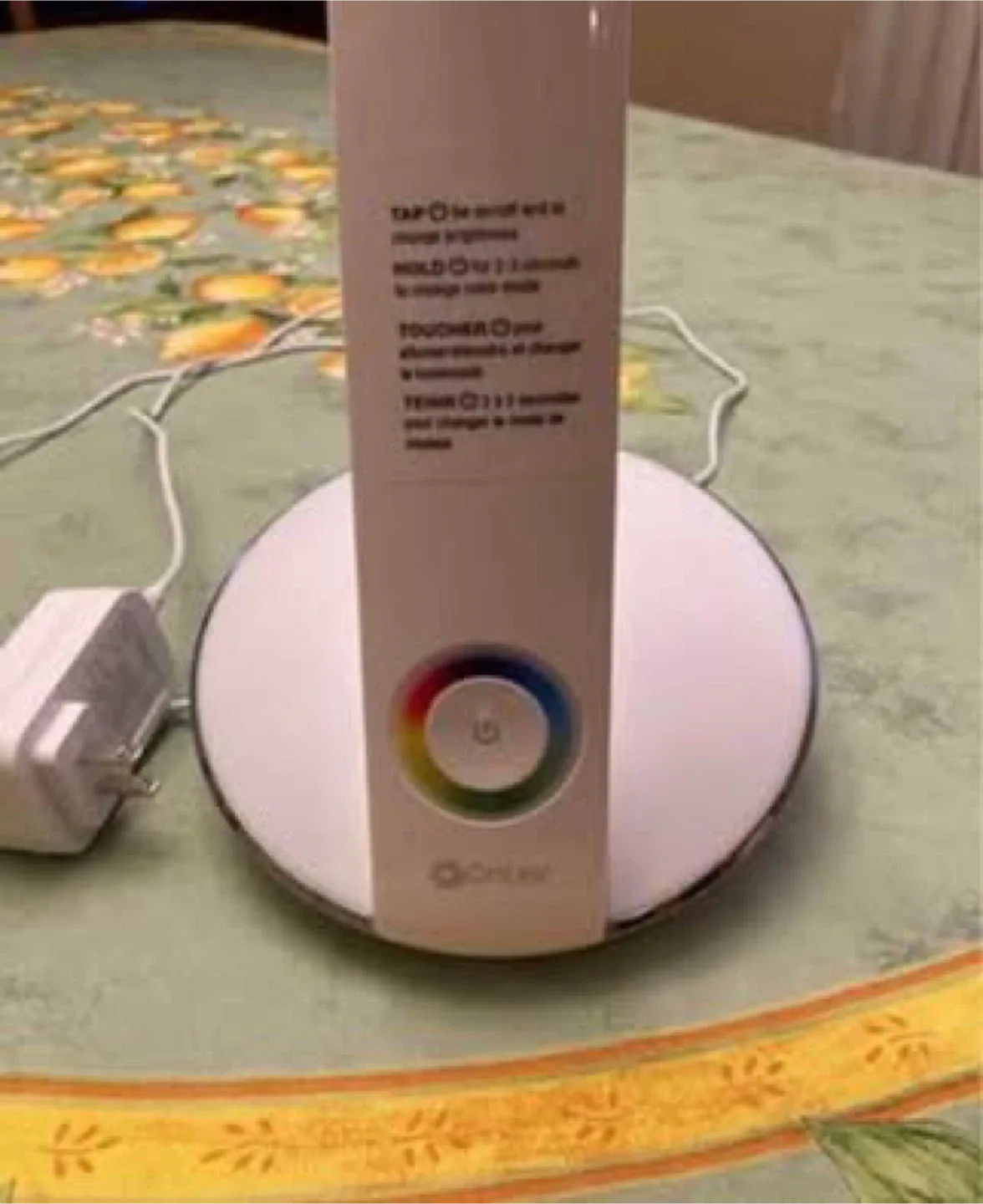 Ottlite LED lamp with colour changing base (Barely used) image indicator(4)